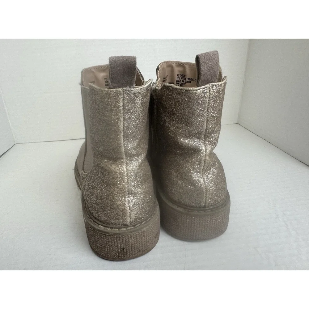 YOUTH GIRL'S STEVE MADDEN *JHOWL* BOOT COLOR~TAUPE SIZE‎ KIDS 4
